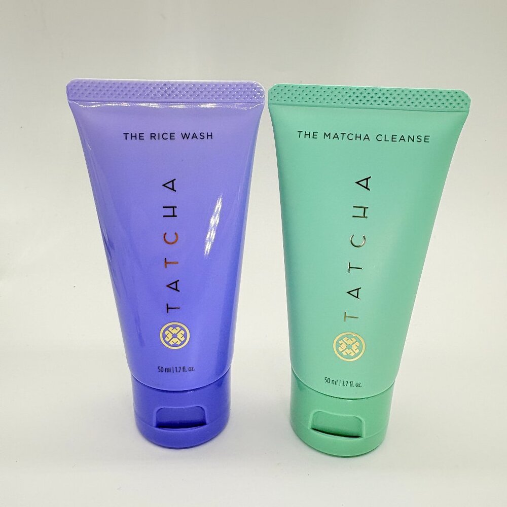 TATCHA Cleanser Favorites - The Rice Wash and Matcha Cleanse Duo